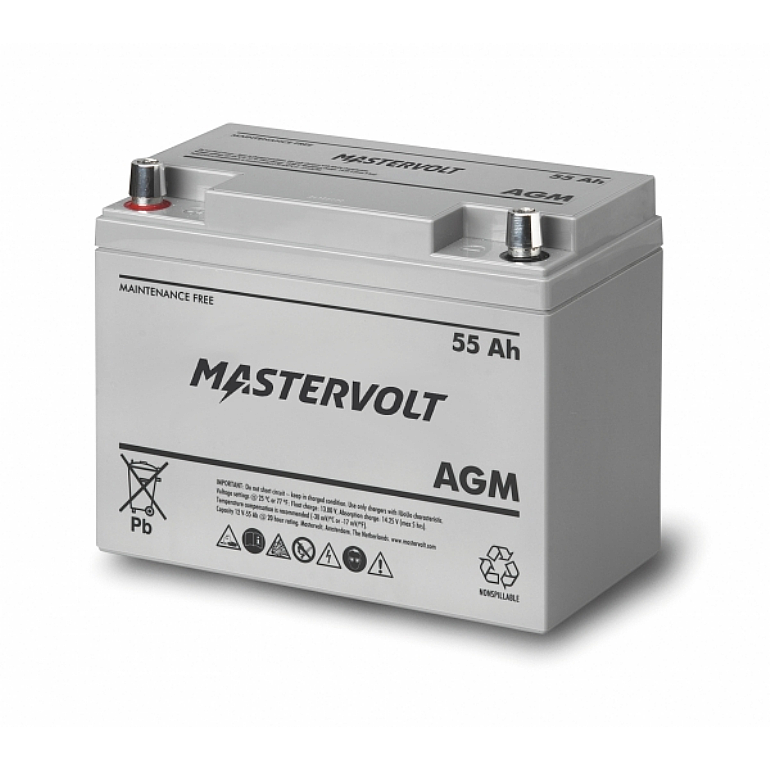 Mastervolt AGM Battery 12v 55Ah 62000550